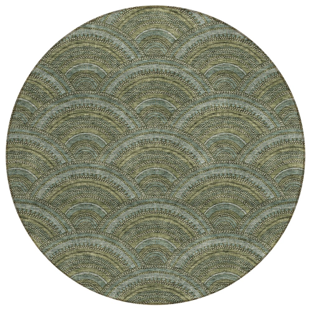 Chantille ACN984 Green 8' x 8' Rug. Picture 1