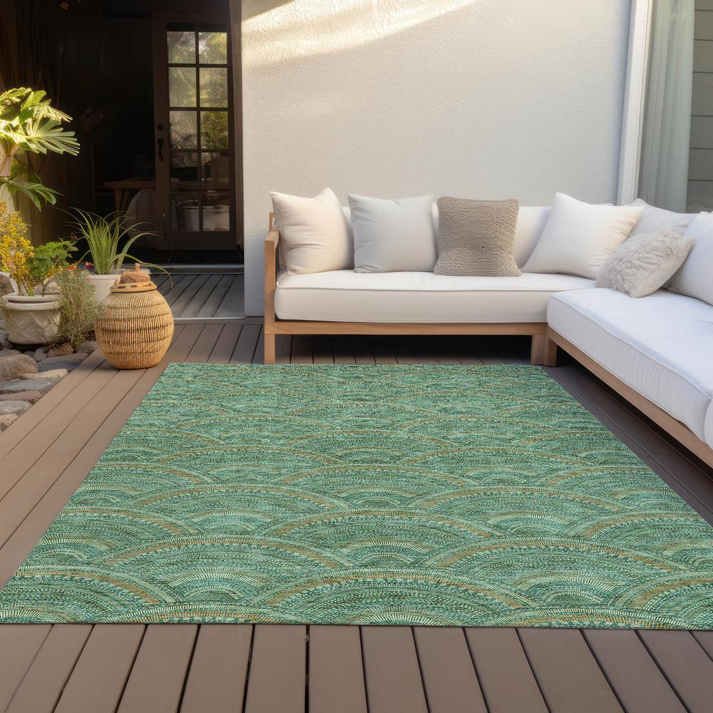 Chantille ACN984 Green 2'6" x 3'10" Rug. Picture 8