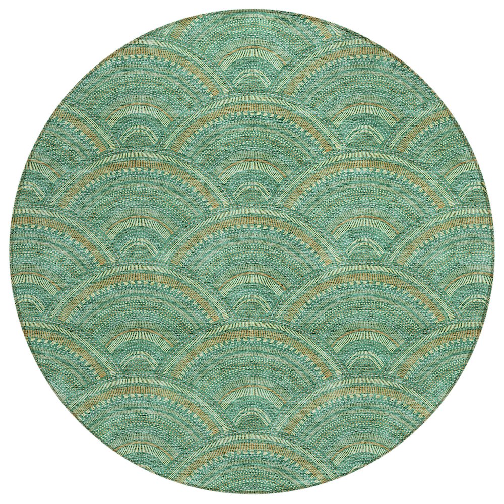 Chantille ACN984 Green 8' x 8' Rug. Picture 1