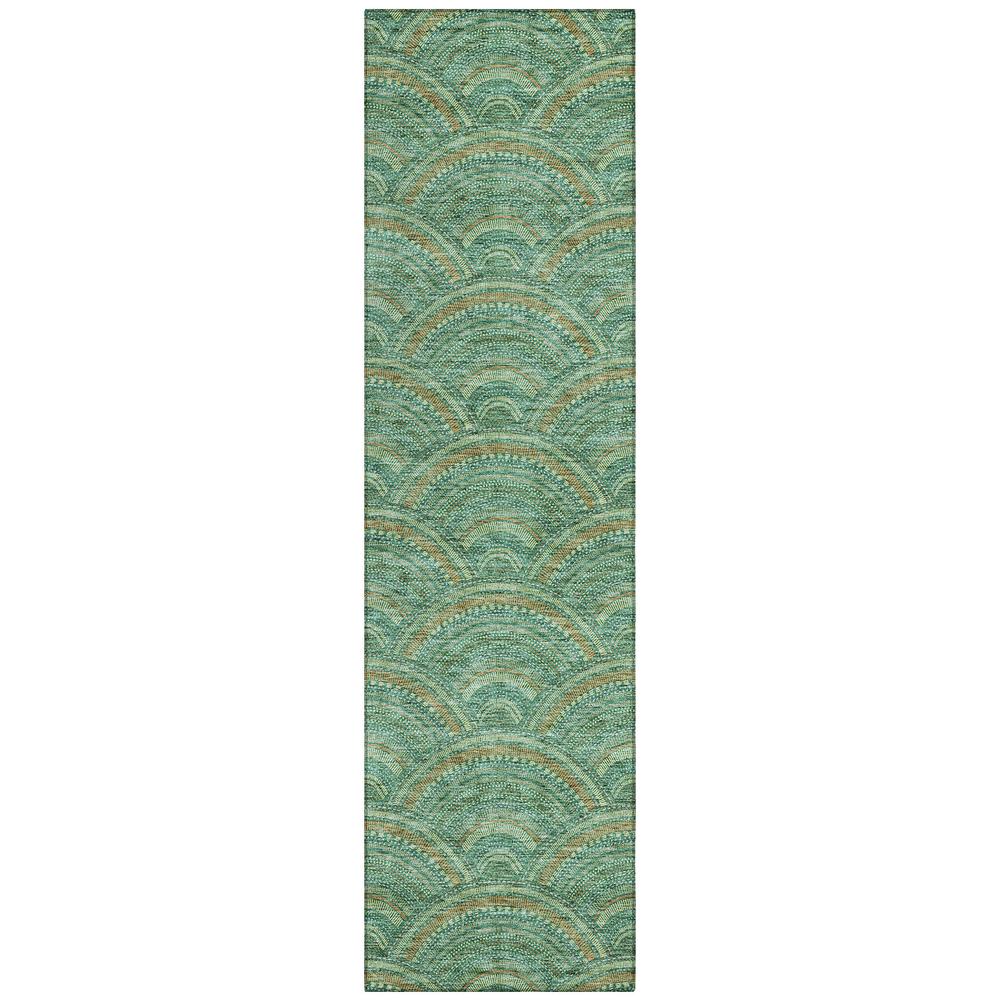 Chantille ACN984 Green 2'3" x 7'6" Rug. Picture 1