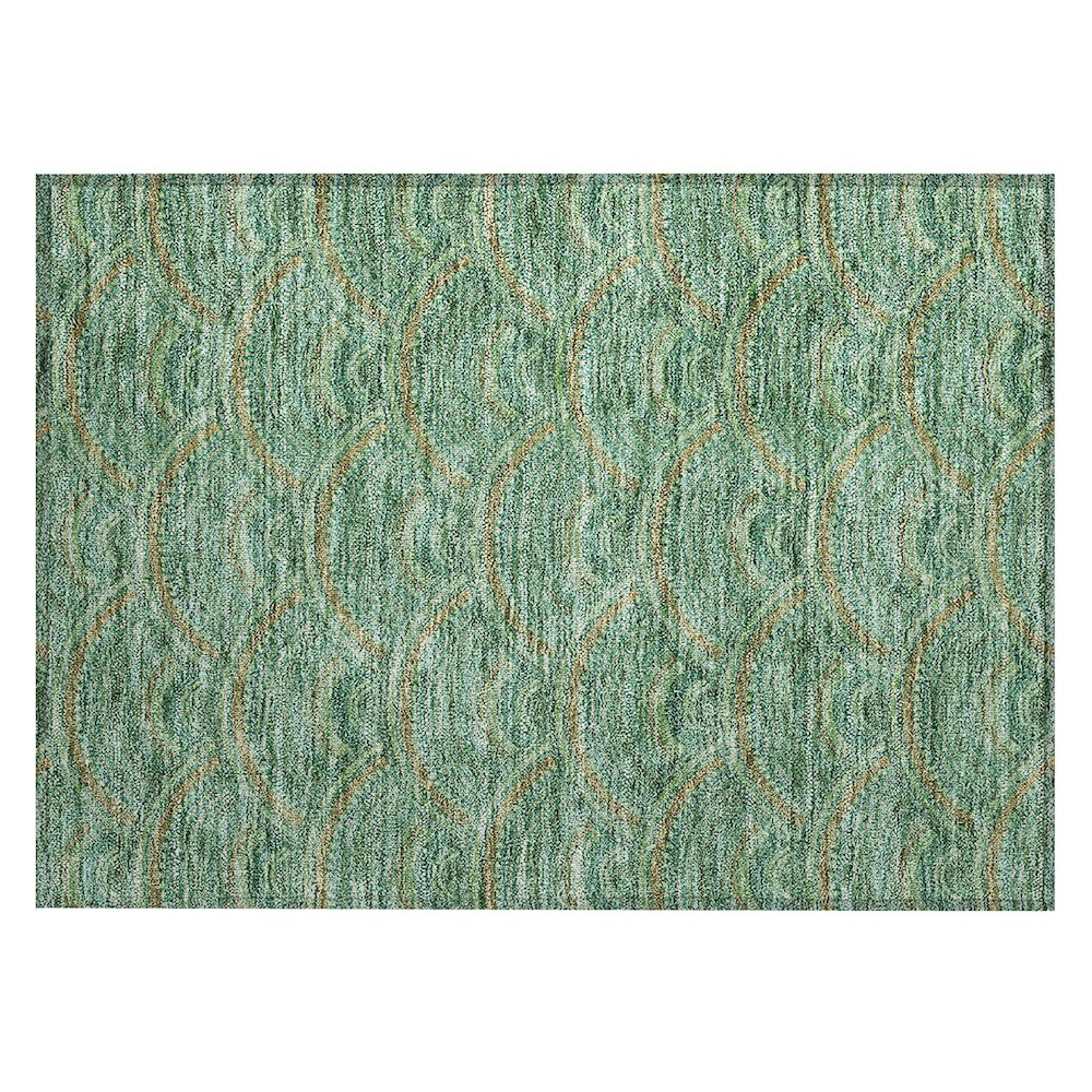 Chantille ACN984 Green 1'8" x 2'6" Rug. Picture 1