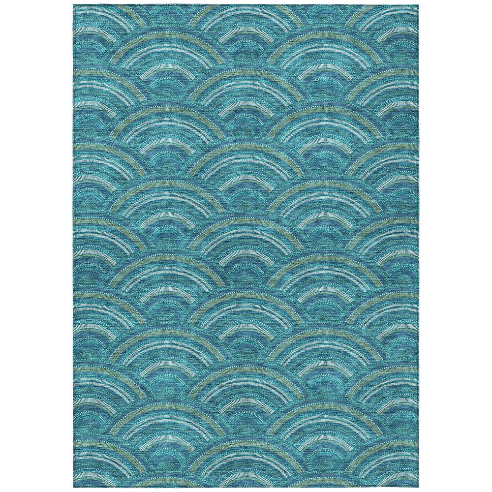 Chantille ACN984 Teal 2'6" x 3'10" Rug. Picture 1