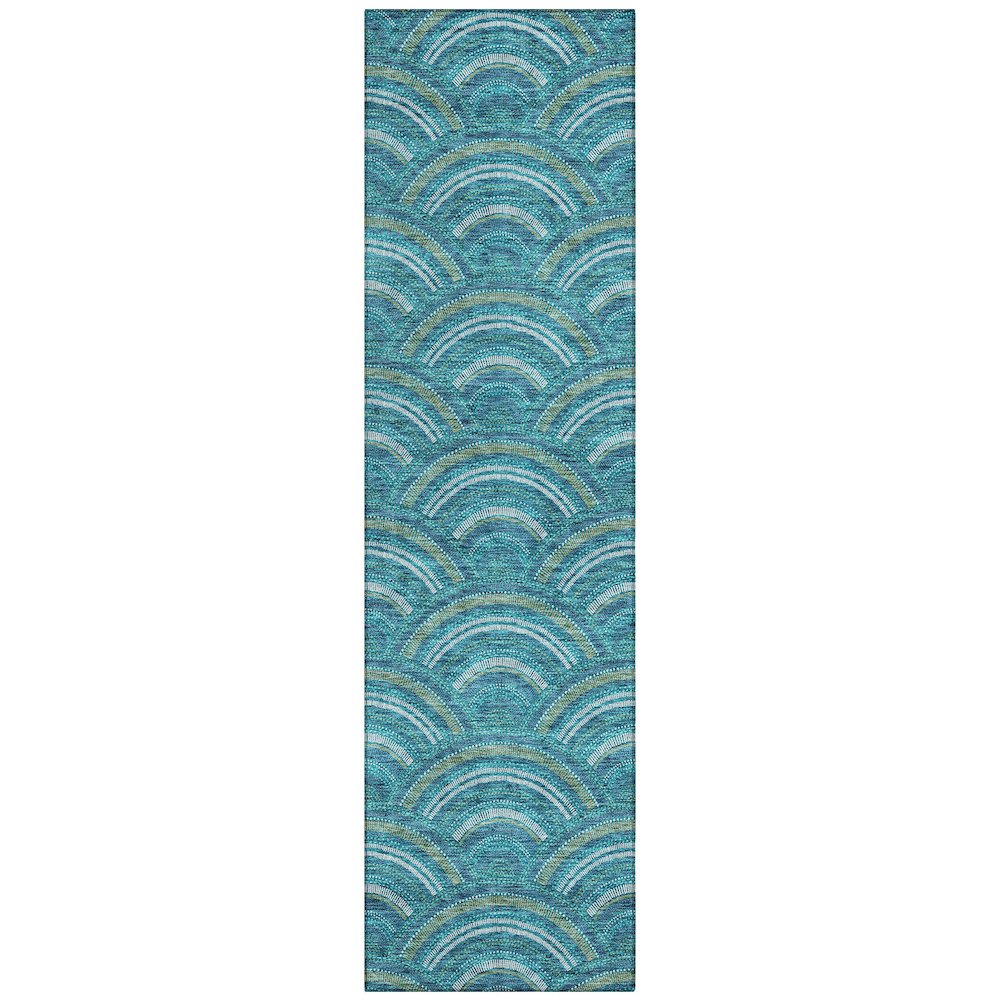 Chantille ACN984 Teal 2'3" x 7'6" Rug. Picture 1