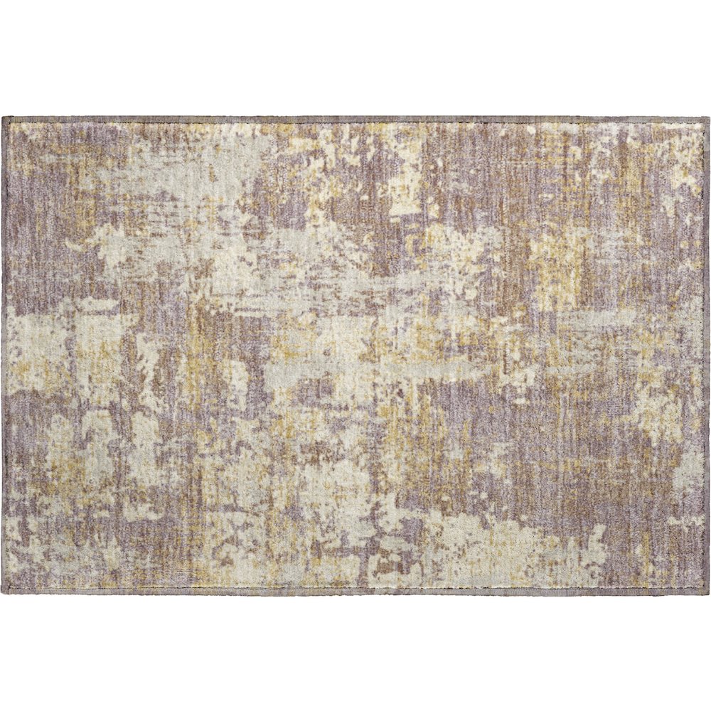 Premium Machine Washable Mayfield AMF1008 Lavender 1'8" x 2'6" Rug. Picture 1