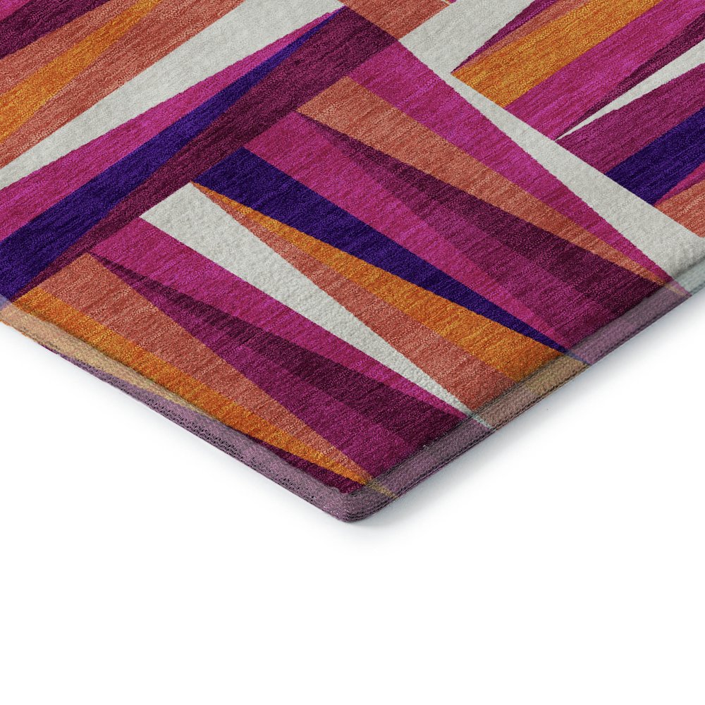 Premium Machine Washable Mayfield AMF1012 Garnet 1'8" x 2'6" Rug. Picture 3