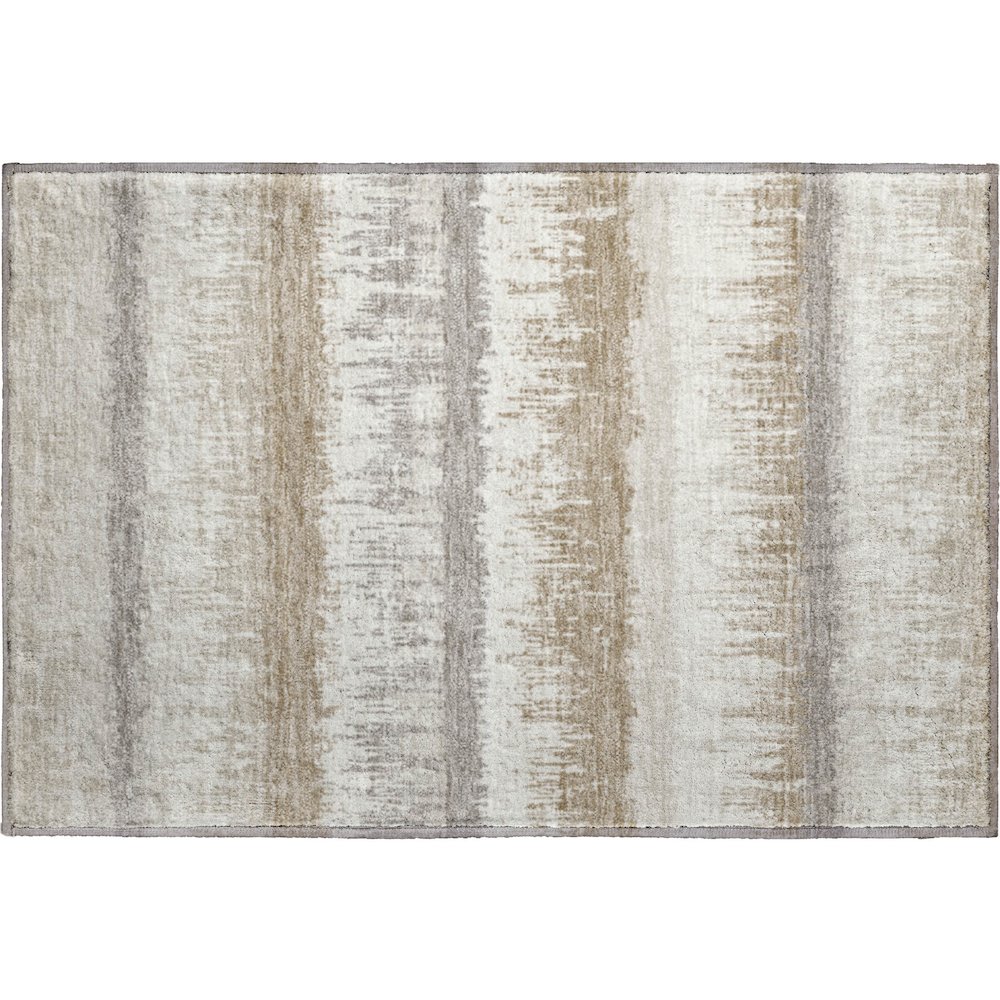 Premium Machine Washable Mayfield AMF1013 Ivory 1'8" x 2'6" Rug. Picture 1