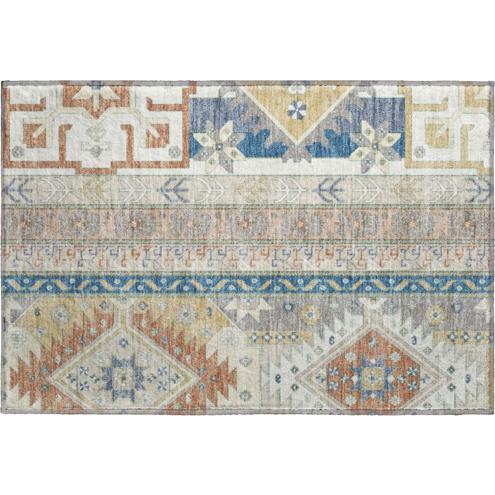 Premium Machine Washable Mayfield AMF1015 Ivory 1'8" x 2'6" Rug. Picture 1