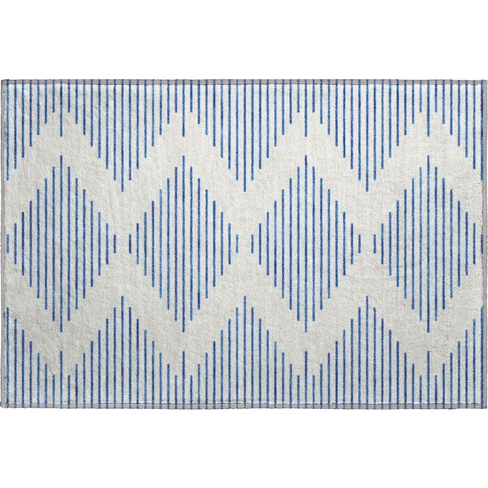 Premium Machine Washable Mayfield AMF1017 Ivory 1'8" x 2'6" Rug. Picture 1