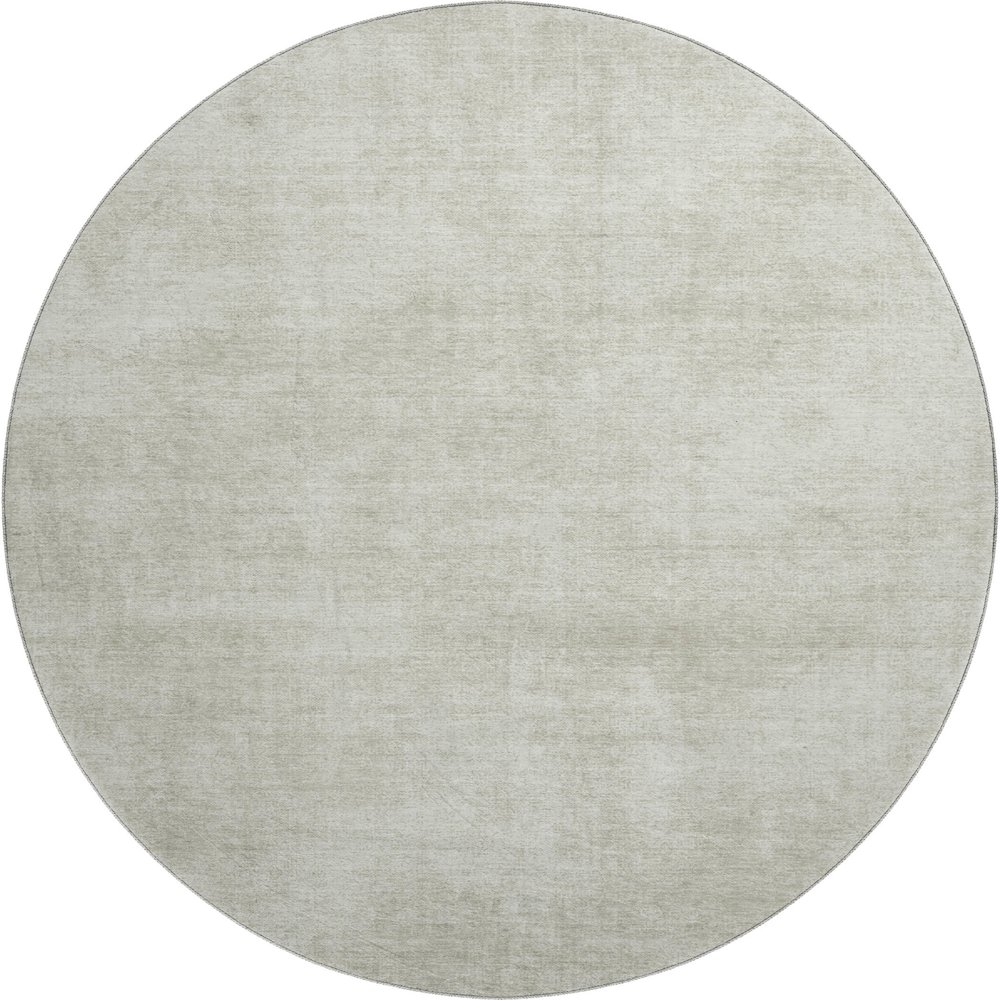 Premium Machine Washable Mayfield AMF1018 Beige 8' x 8' Round Rug. Picture 1