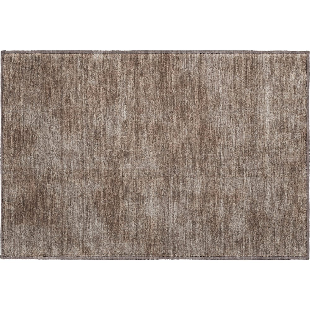 Premium Machine Washable Mayfield AMF1018 Brown 1'8" x 2'6" Rug. Picture 1