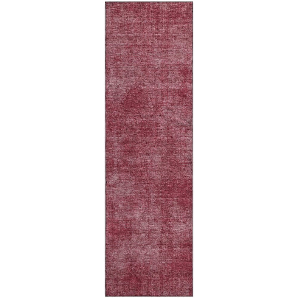Premium Machine Washable Mayfield AMF1018 Garnet 2'3" x 7'6" Runner Rug. Picture 1