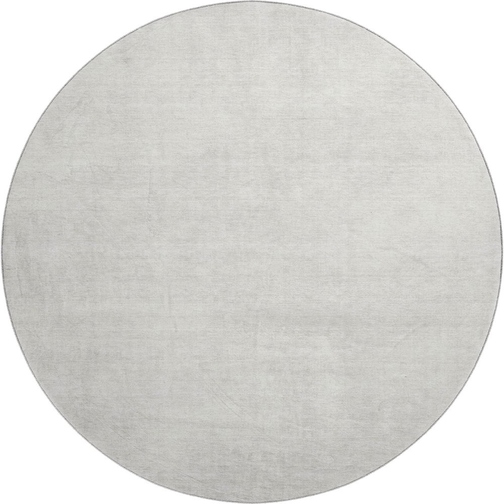 Premium Machine Washable Mayfield AMF1018 Ivory 8' x 8' Round Rug. Picture 1