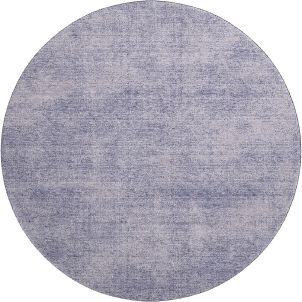 Premium Machine Washable Mayfield AMF1018 Purple 8' x 8' Round Rug. Picture 1