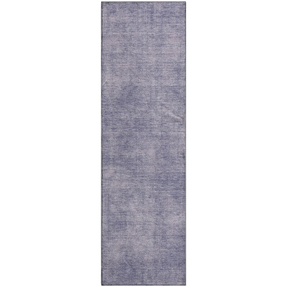 Premium Machine Washable Mayfield AMF1018 Purple 2'3" x 7'6" Runner Rug. Picture 1