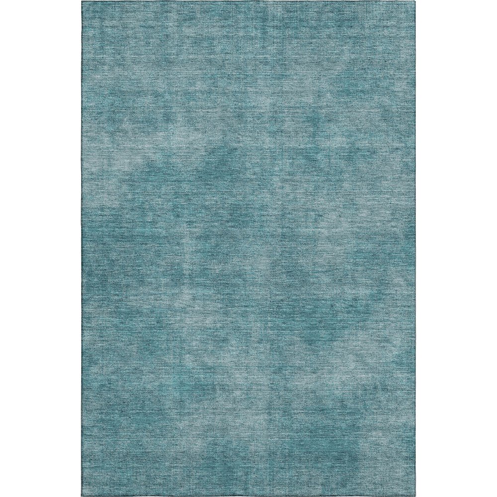 Premium Machine Washable Mayfield AMF1018 Teal 2'6" x 3'10" Rug. Picture 1