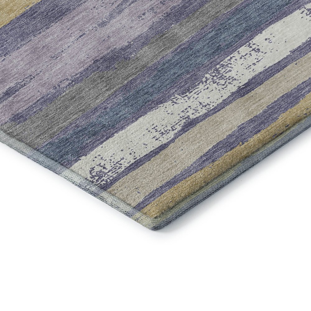 Premium Machine Washable Mayfield AMF1019 Purple 1'8" x 2'6" Rug. Picture 3
