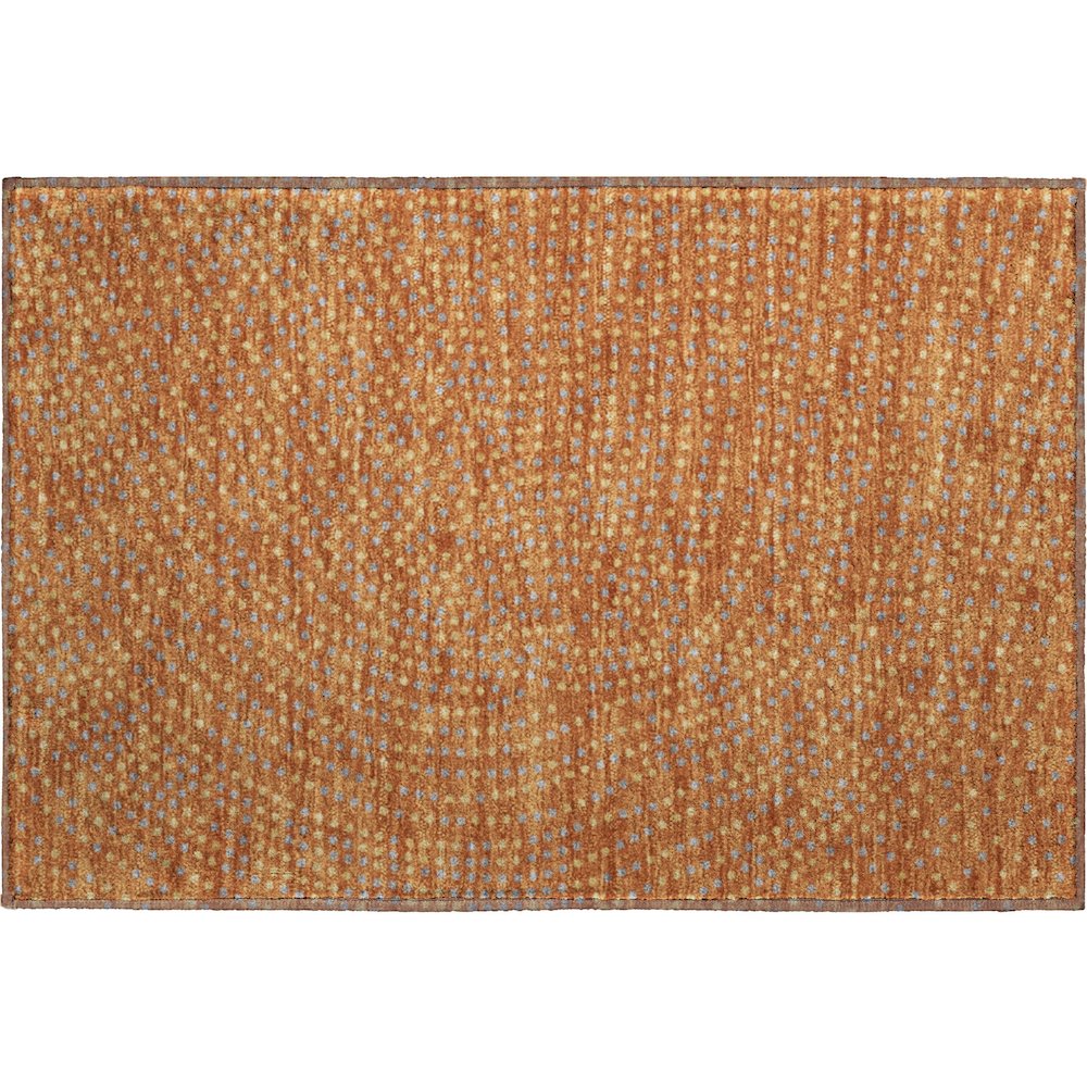 Premium Machine Washable Mayfield AMF1021 Paprika 1'8" x 2'6" Rug. Picture 1