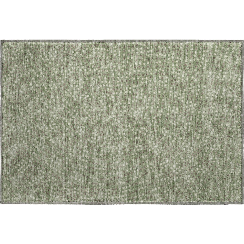 Premium Machine Washable Mayfield AMF1021 Sage 1'8" x 2'6" Rug. Picture 1