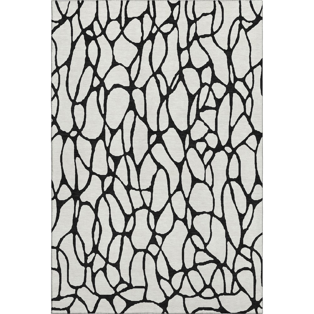 Premium Machine Washable Mayfield AMF1023 Ivory 2'6" x 3'10" Rug. Picture 1