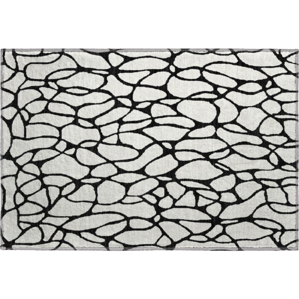 Premium Machine Washable Mayfield AMF1023 Ivory 1'8" x 2'6" Rug. Picture 1