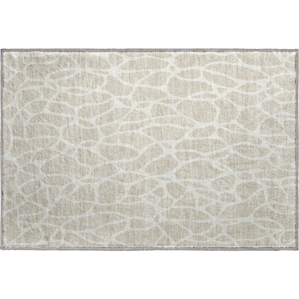 Premium Machine Washable Mayfield AMF1024 Beige 1'8" x 2'6" Rug. Picture 1
