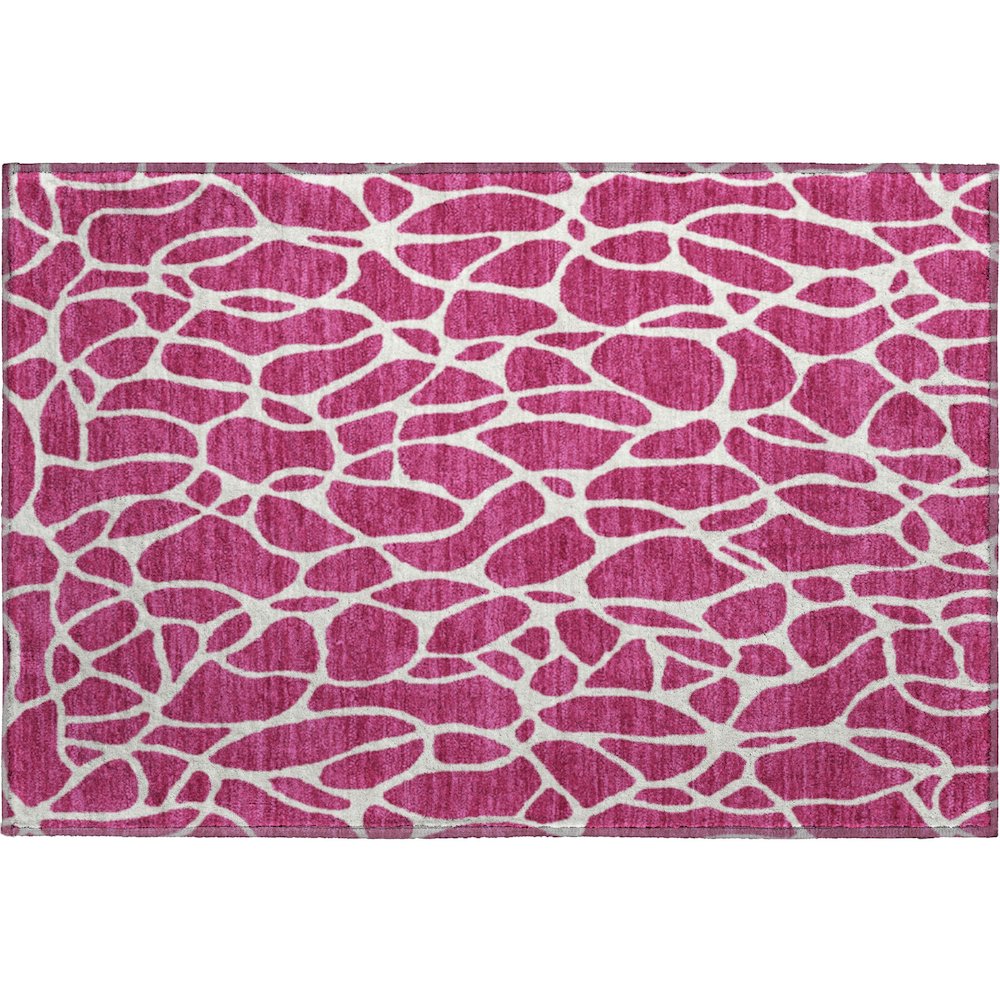 Premium Machine Washable Mayfield AMF1024 Blush 1'8" x 2'6" Rug. Picture 1