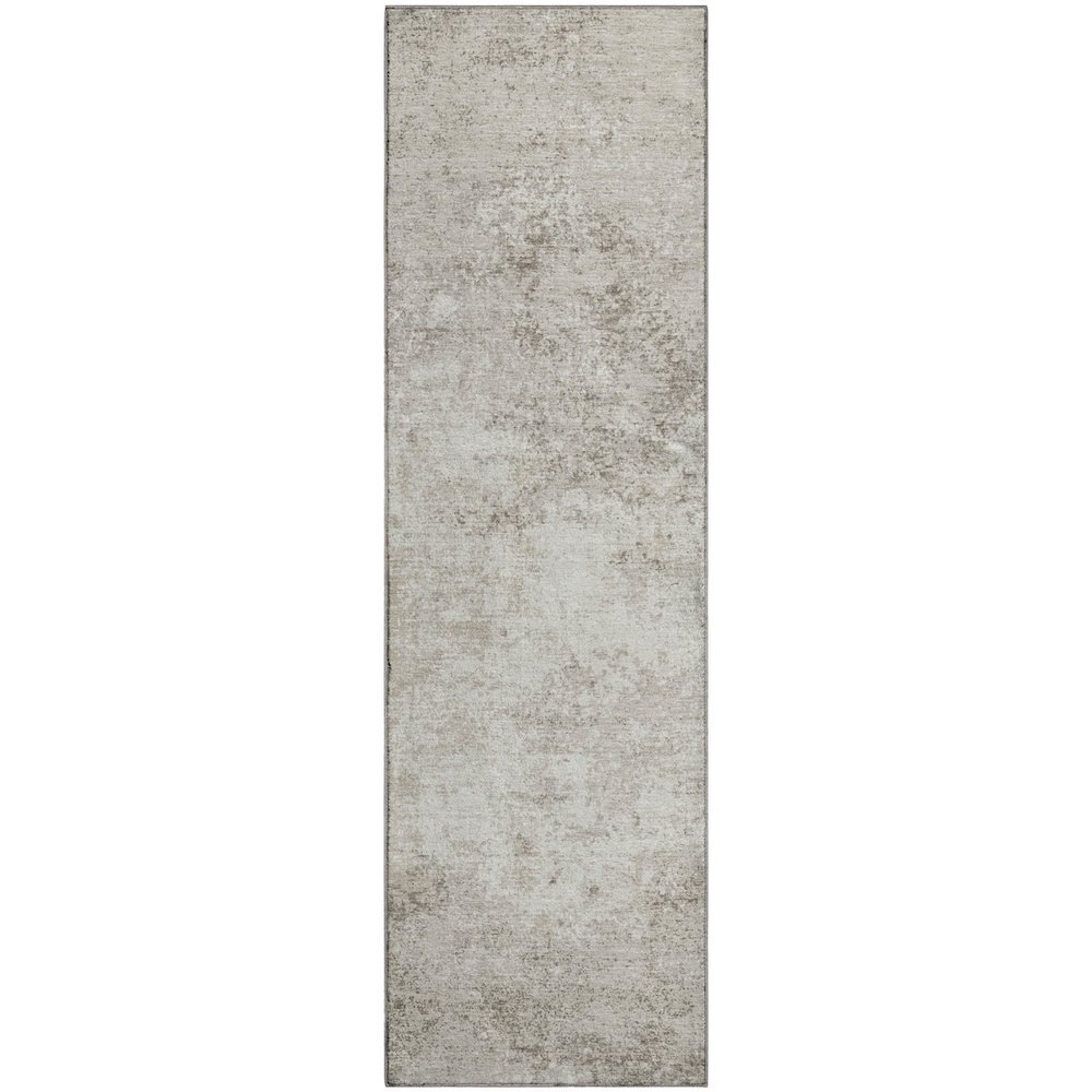 Premium Machine Washable Mayfield AMF1027 Ivory 2'3" x 7'6" Runner Rug. Picture 1