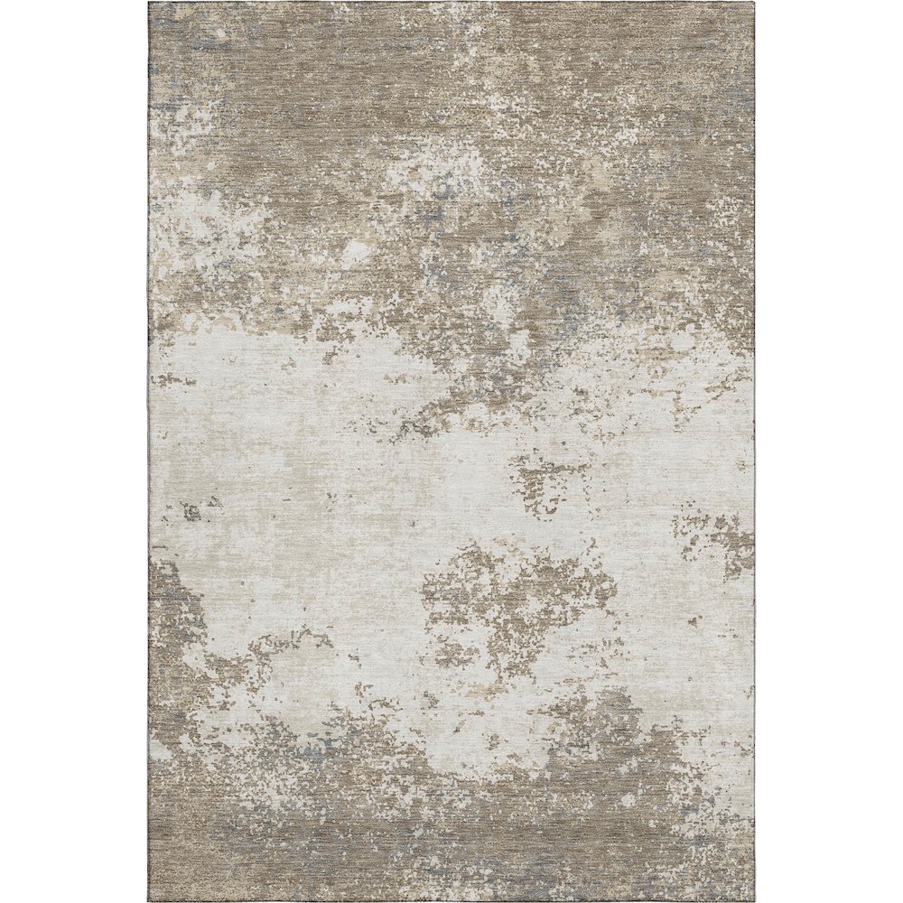Premium Machine Washable Mayfield AMF1027 Taupe 2'6" x 3'10" Rug. Picture 1