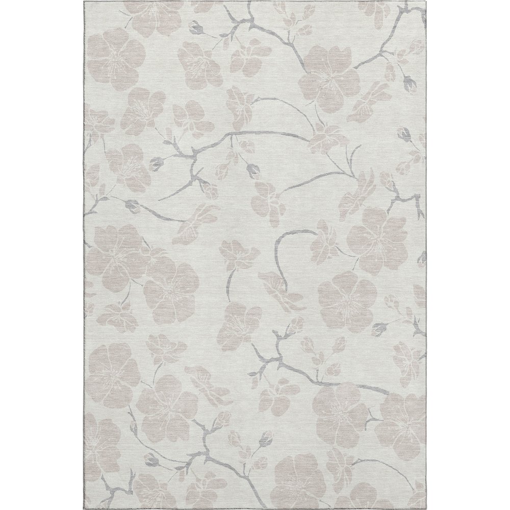 Premium Machine Washable Mayfield AMF1032 Ivory 2'6" x 3'10" Rug. Picture 1