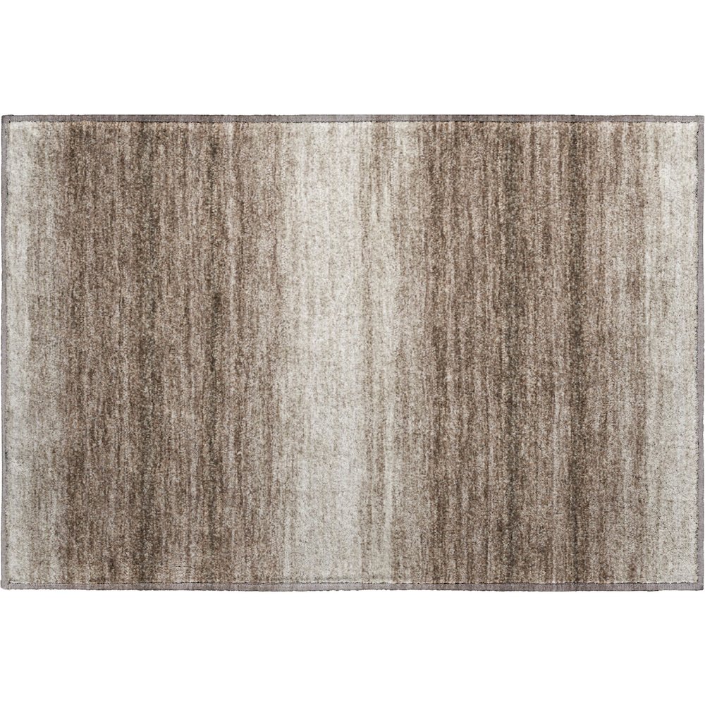 Premium Machine Washable Mayfield AMF1033 Brown 1'8" x 2'6" Rug. Picture 1