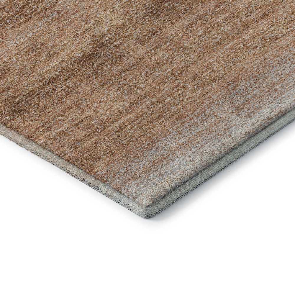 Premium Machine Washable Mayfield AMF1033 Copper 1'8" x 2'6" Rug. Picture 3