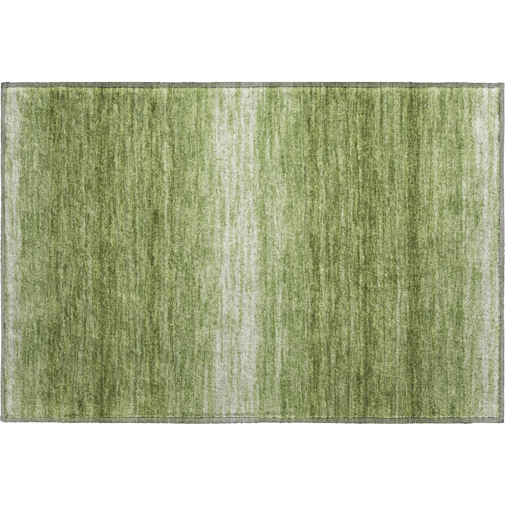 Premium Machine Washable Mayfield AMF1033 Green 1'8" x 2'6" Rug. Picture 1