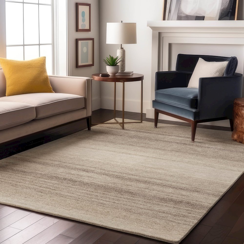 Premium Machine Washable Mayfield AMF1033 Ivory 2'6" x 3'10" Rug. Picture 5