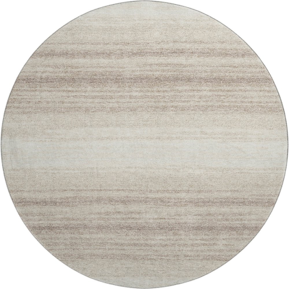 Premium Machine Washable Mayfield AMF1033 Ivory 8' x 8' Round Rug. Picture 1