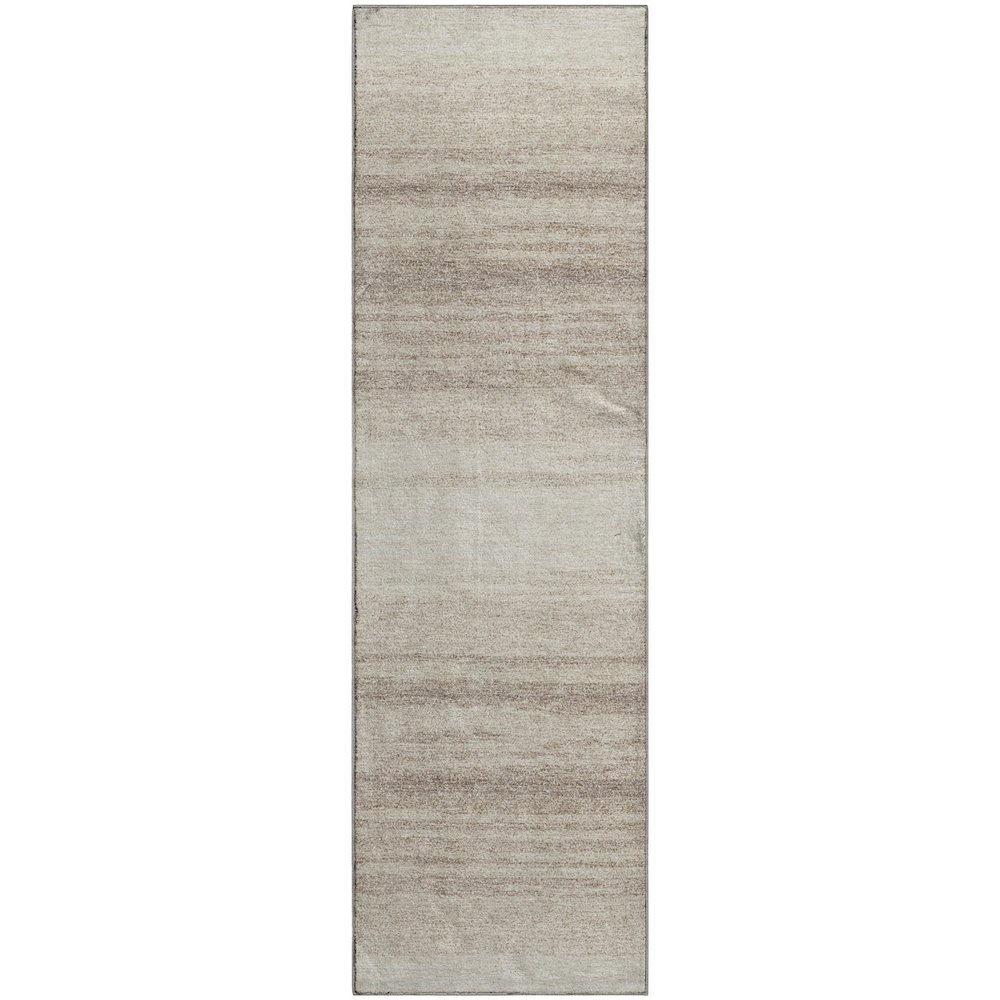 Premium Machine Washable Mayfield AMF1033 Ivory 2'3" x 7'6" Runner Rug. Picture 1