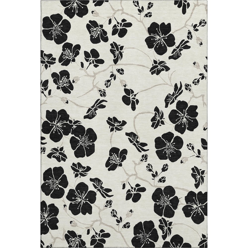 Premium Machine Washable Mayfield AMF1034 Ivory 2'6" x 3'10" Rug. Picture 1