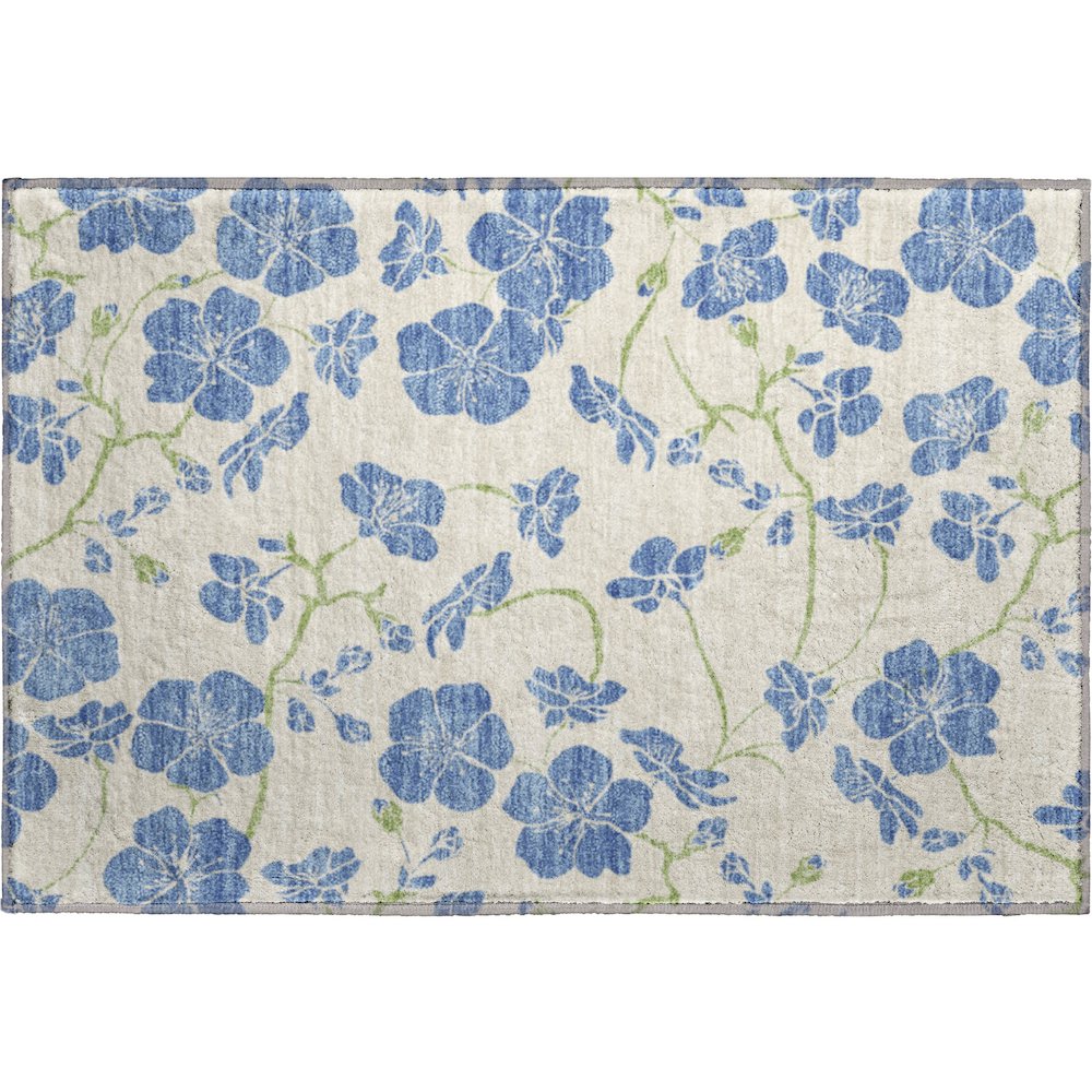 Premium Machine Washable Mayfield AMF1034 Linen 1'8" x 2'6" Rug. Picture 1