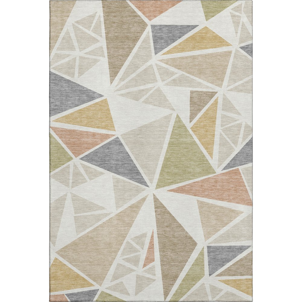 Premium Machine Washable Mayfield AMF1039 Ivory 2'6" x 3'10" Rug. Picture 1