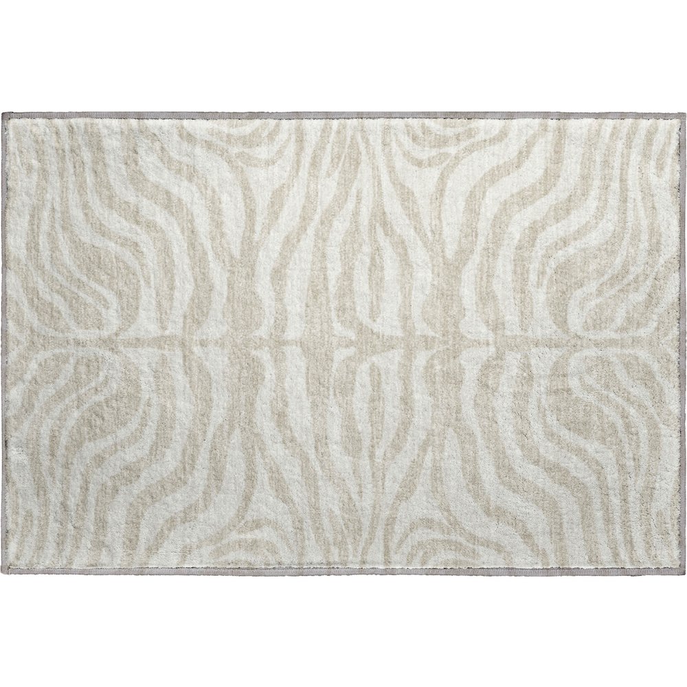 Premium Machine Washable Mayfield AMF1042 Beige 1'8" x 2'6" Rug. Picture 1