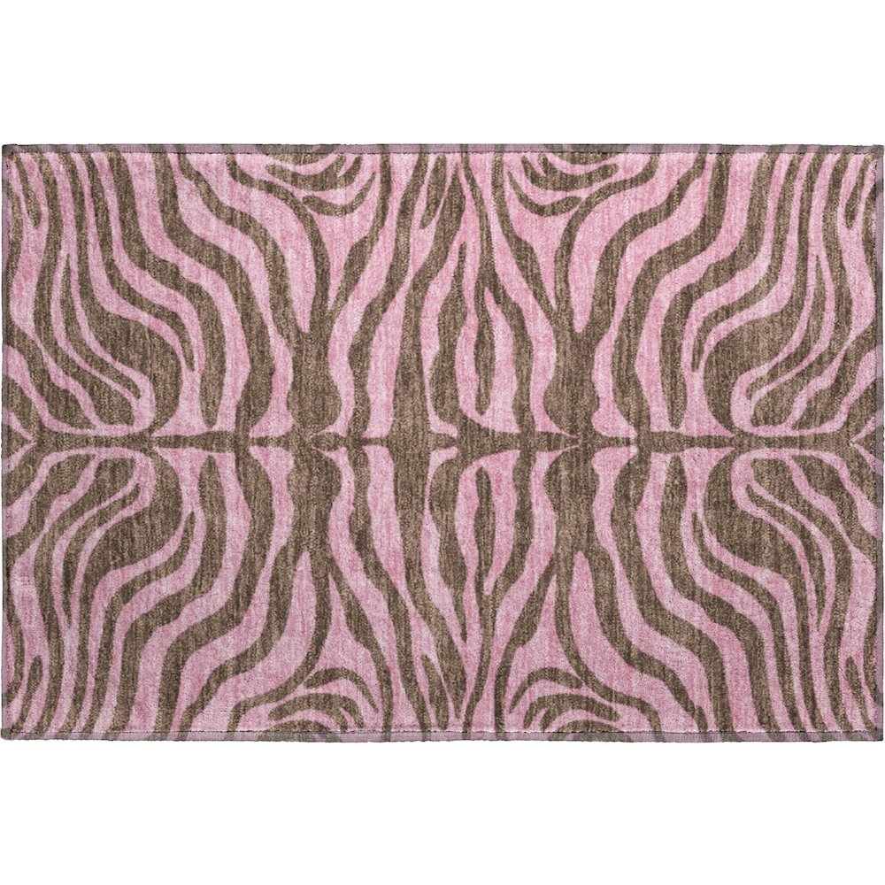 Premium Machine Washable Mayfield AMF1043 Brown 1'8" x 2'6" Rug. Picture 1
