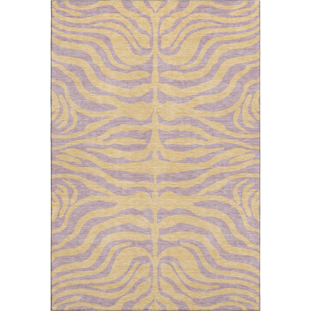 Premium Machine Washable Mayfield AMF1043 Peach 2'6" x 3'10" Rug. Picture 1