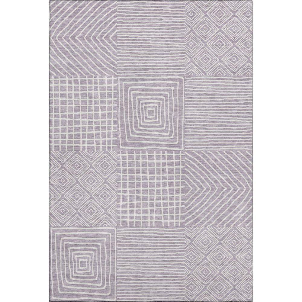 Premium Machine Washable Mayfield AMF1044 Lavender 2'6" x 3'10" Rug. Picture 1