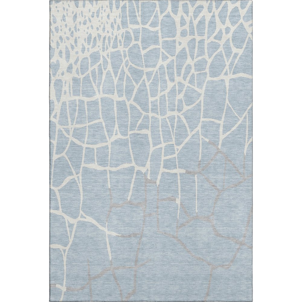Premium Machine Washable Mayfield AMF1049 Sky 2'6" x 3'10" Rug. Picture 1