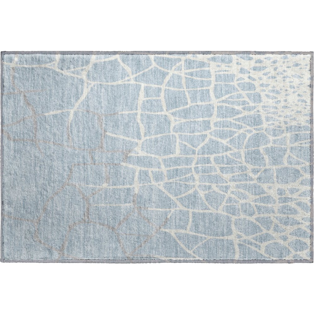 Premium Machine Washable Mayfield AMF1049 Sky 1'8" x 2'6" Rug. Picture 1