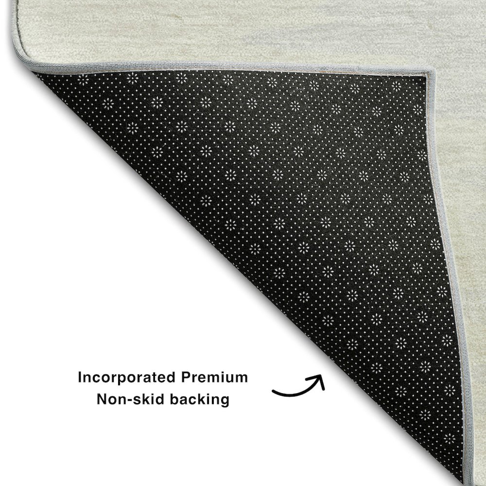 Premium Machine Washable Mayfield AMF1050 Gray 1'8" x 2'6" Rug. Picture 2