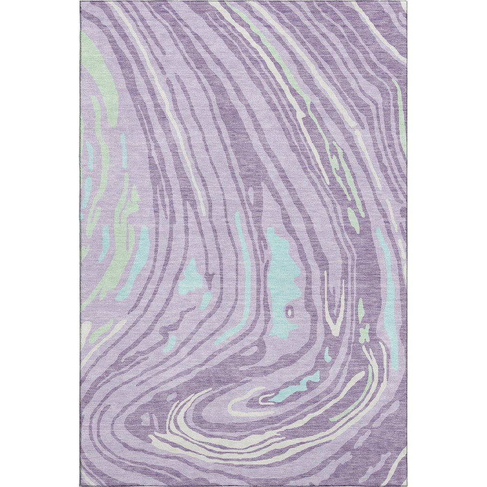 Premium Machine Washable Mayfield AMF1051 Lavender 2'6" x 3'10" Rug. Picture 1