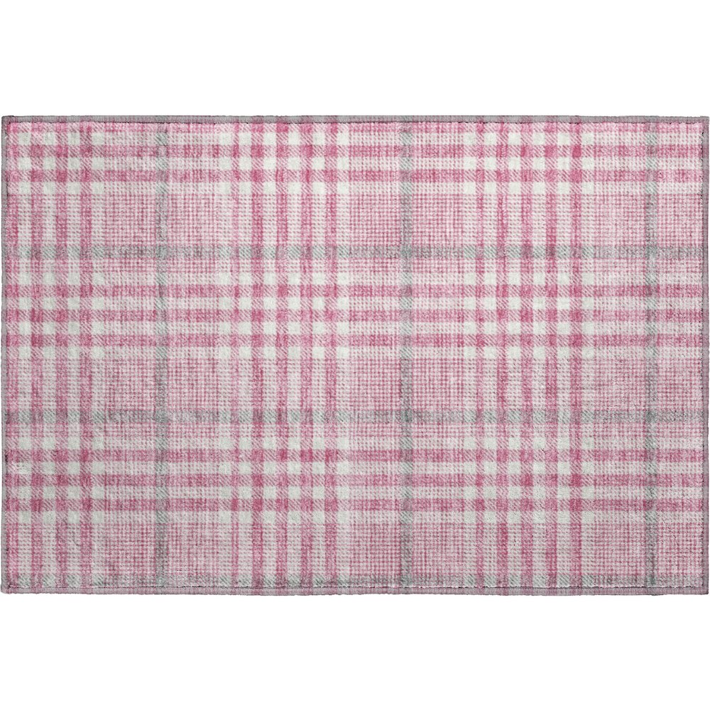 Premium Machine Washable Mayfield AMF1054 Blush 1'8" x 2'6" Rug. Picture 1