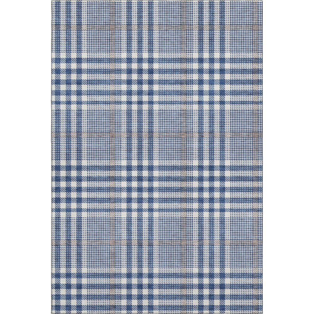 Premium Machine Washable Mayfield AMF1054 Navy 2'6" x 3'10" Rug. Picture 1