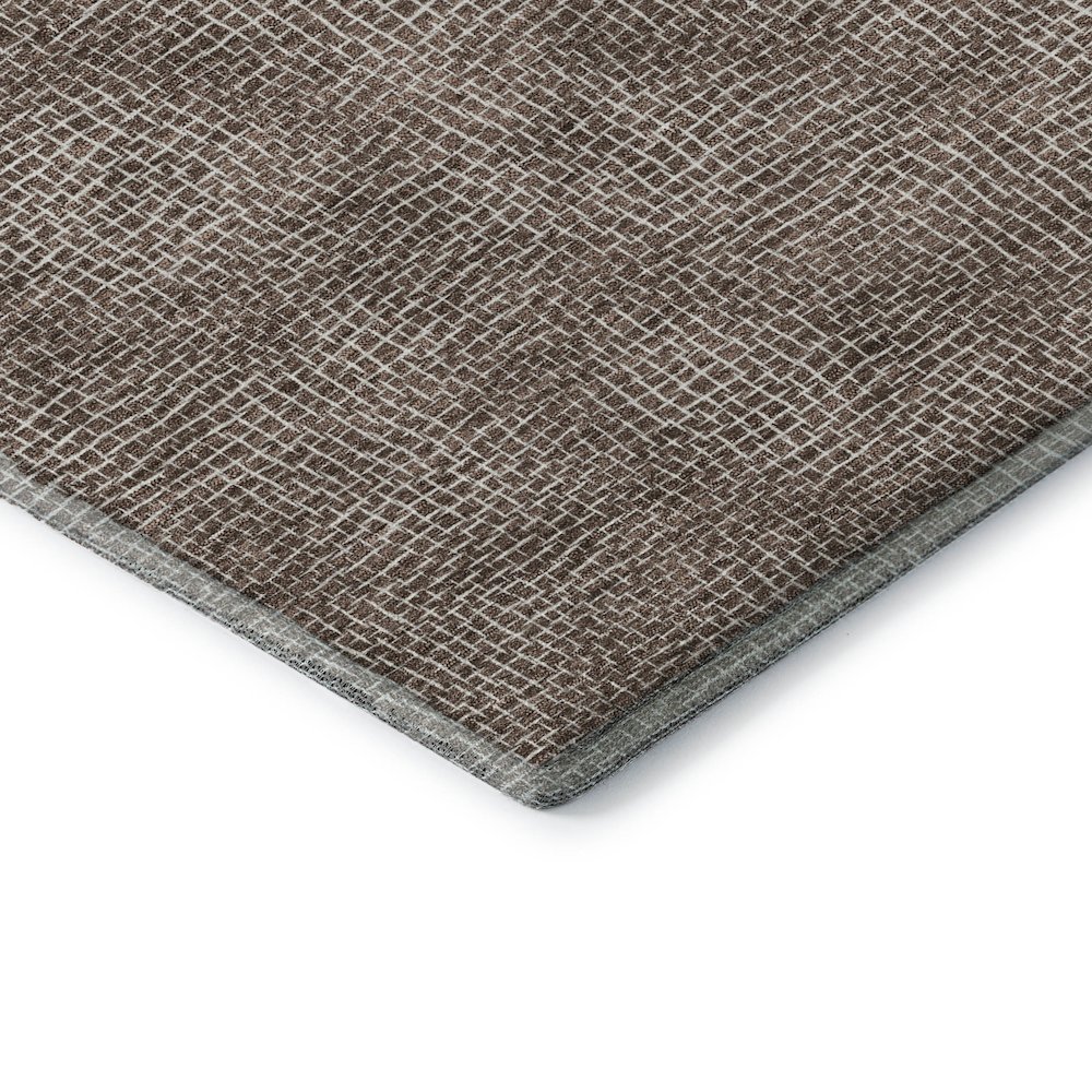 Premium Machine Washable Mayfield AMF1057 Brown 1'8" x 2'6" Rug. Picture 3