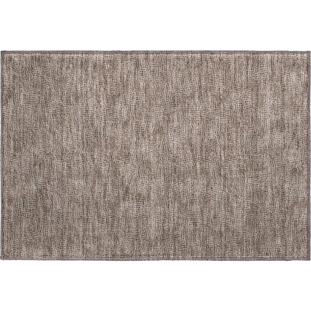 Premium Machine Washable Mayfield AMF1057 Brown 1'8" x 2'6" Rug. Picture 1